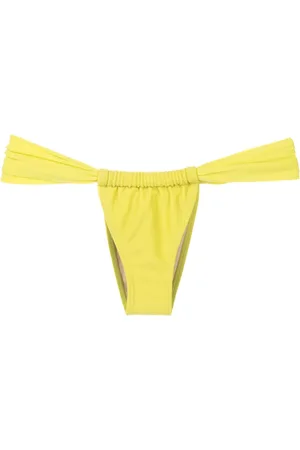 AMIR SLAMA Bikini bottom fruncido con tiro bajo