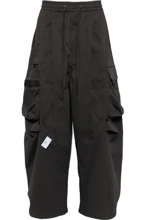 Musium Div. Pantalones cargo con diseño ancho