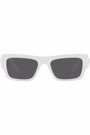 VERSACE Lentes de sol con armazón rectangular