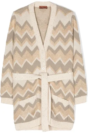 Missoni Cárdigan con motivo en zigzag