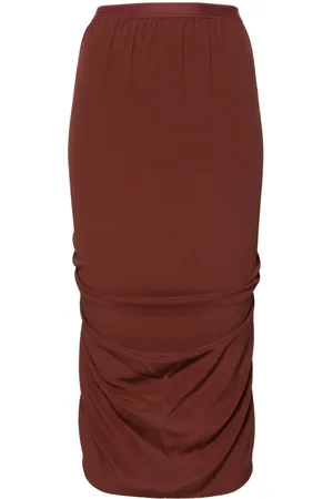 Rick Owens Falda midi Shrimp