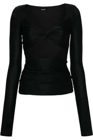 MISBHV Blusa con detalle de nudo