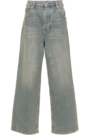 MISBHV Jeans anchos con tiro medio