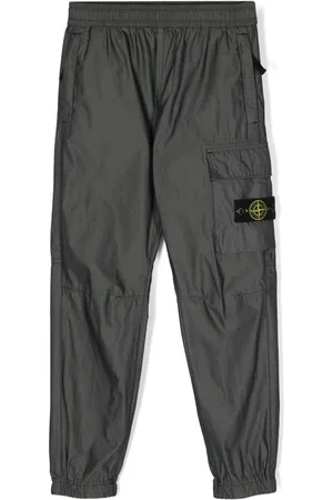 Stone Island Pants cargo con motivo Compass