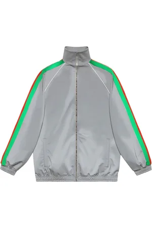 Gucci Chamarra deportiva con franjas reflectantes