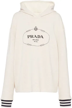 Prada Hoodie con logo bordado