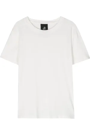 THOM KROM Playera con paneles y cuello redondo