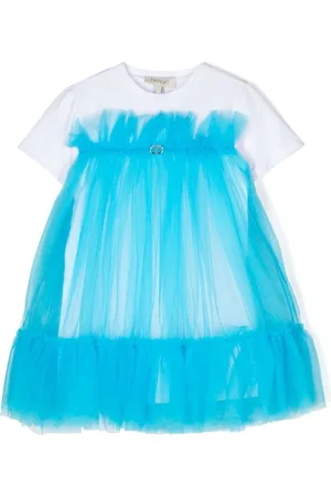 Twin-Set Vestido corto con capa de tul