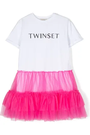 Twin-Set Vestido con logo estampado