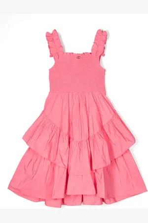 Twin-Set Vestido midi con volantes