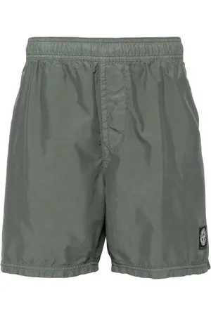 Stone Island Shorts con aplique Compass