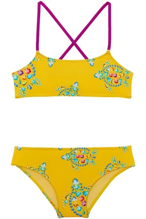 Vilebrequin Bikini con motivo de gema