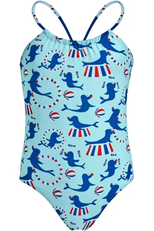 Vilebrequin Traje de baño Seal con estampado gráfico