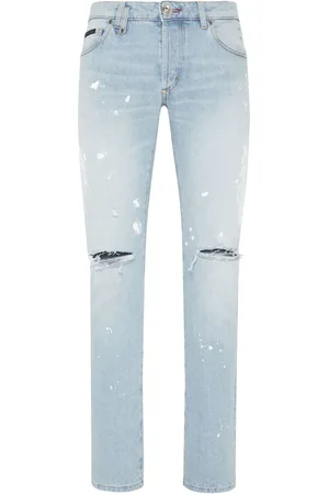 Philipp Plein Jeans rectos con bolsillos