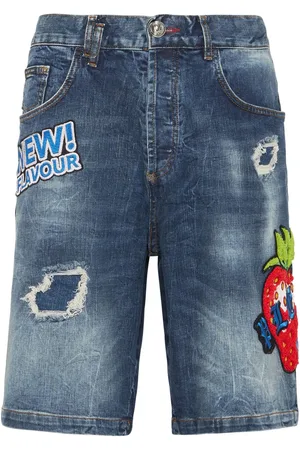 Philipp Plein Shorts de mezclilla Formentera