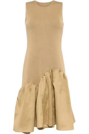 JNBY Vestido midi asimétrico