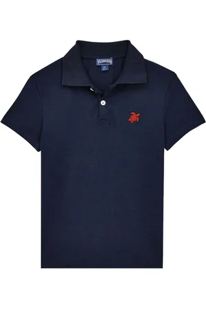 Vilebrequin Playera tipo polo con logo bordado