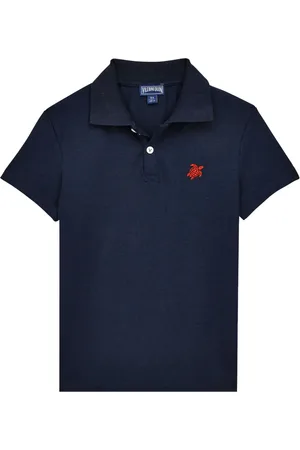 Vilebrequin Playera tipo polo con logo bordado
