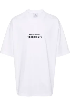 Vetements Playera con logo estampado