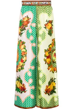 ALÉMAIS Pantalones de seda Lemonis