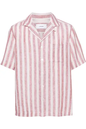 LARDINI Camisa con rayas estampadas