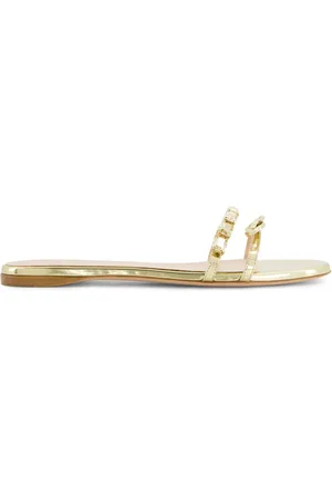 Giambattista Valli Flip flops con detalles de cristal