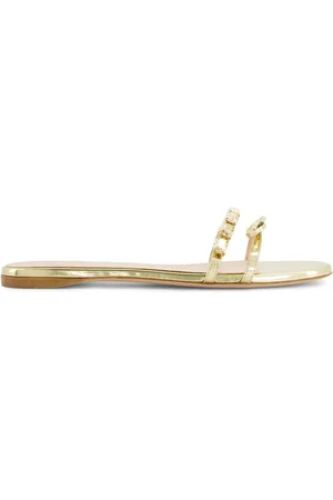 Giambattista Valli Flip flops con detalles de cristal