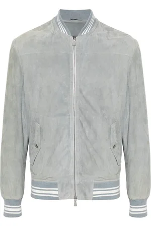 ELEVENTY Chamarra bomber con rayas en los bordes