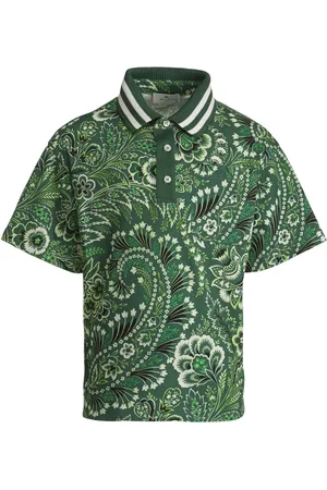 Etro Playera tipo polo con estampado de cachemira