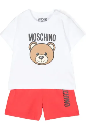 Moschino Set shorts con motivo Teddy Bear
