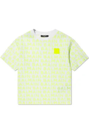 Balmain Playera con logo estampado