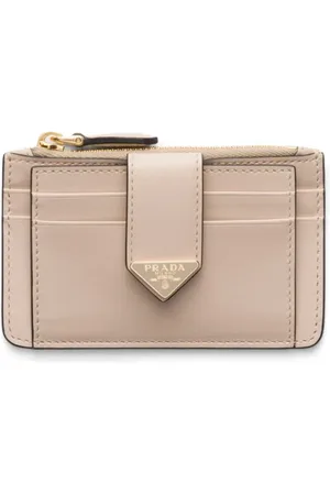 Prada Tarjetero con logo triangular