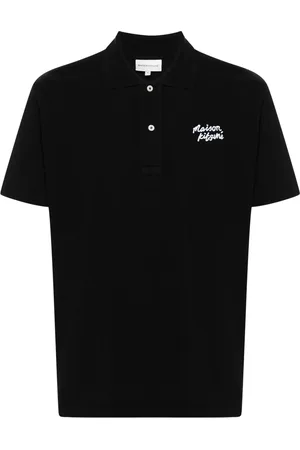 Maison Kitsuné Playera tipo polo Handwriting