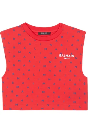 Balmain Playera con estampado Letters