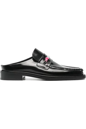 MARTINE ROSE Mocasines con cadena de cuentas
