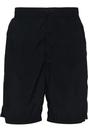 Stone Island Shorts de playa con logo estampado