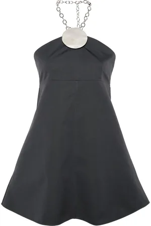 Jil Sander Vestido corto con cuello halter