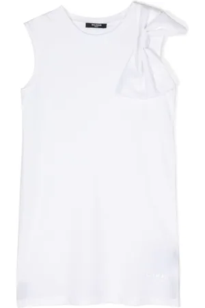 Balmain Vestido corto con detalles de moño