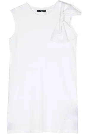 Balmain Vestido corto con detalles de moño