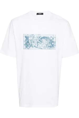 VERSACE Playera con logo bordado