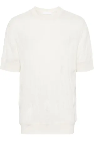 Helmut Lang Playera con efecto arrugado
