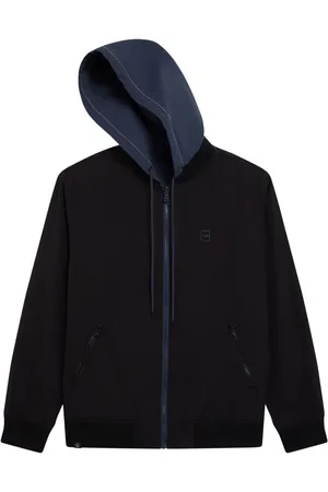 AGNÈS B. Chamarra reversible con aplique del logo