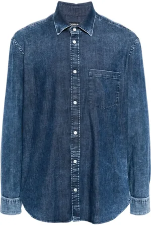 Dondup Camisa de mezclilla stretch