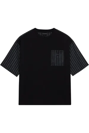 AGNÈS B. Playera con rayas diplomáticas estampadas