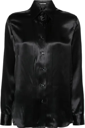 Tom Ford Camisa de seda satinada