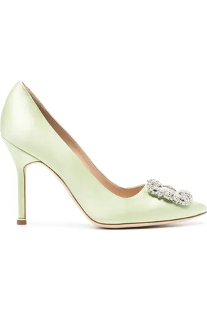 Manolo Blahnik Zapatillas Hangisi con tacón de 105mm