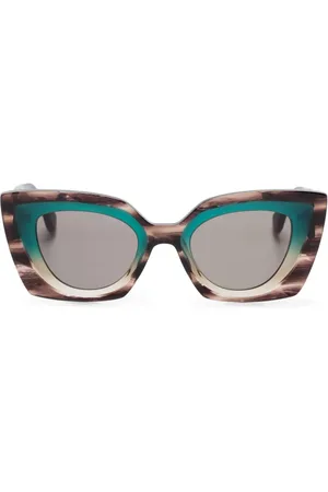 Face À Face Lentes de sol con armazón estilo mariposa