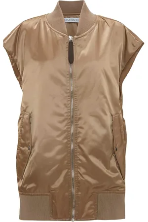 J.W.Anderson Chaleco estilo bomber con acabado satinado