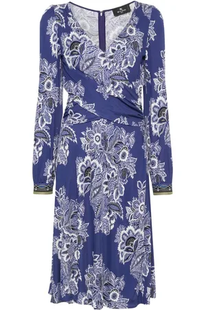 Etro Vestido midi con estampado floral