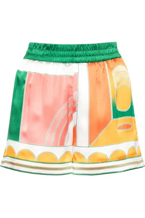 Casablanca Shorts de seda Summer Court